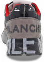 Baskets Voile Blanche CLUB01 1B67 en chamois gris