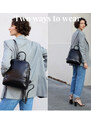 Glara Luxury leather backpack Convertible 2 in 1