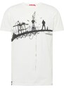 Derbe T-Shirt 'Hafenschiffer' noir / blanc