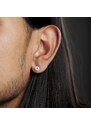Lucleon Boucle d'oreille ronde en zircone - 6 mm