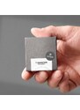 Lucleon Essentials | Collier à maille forçat couleur gris foncé 2 mm