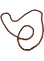 Collin Rowe Collier de perles en bois brun