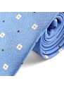 Tailor Toki Cravate bleue avec marguerites