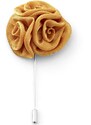 Warren Asher Boutonnière à fleur de rose caramel