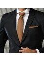 Trendhim Cravate classique marron clair - 8 cm