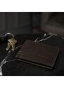 Lucleon Portefeuille Montreal luxe en cuir marron RFID