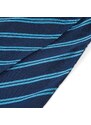 Trendhim Cravate Ascot en soie bleu marine à rayures parallèles