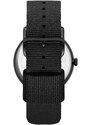 Fawler Kronos | Montre d'extérieur noire avec bracelet en nylon noir