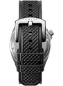 Fawler Alon | Montre de plongée noire en acier inoxydable