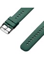 Fawler Bracelet de montre à fixation rapide en silicone vert 22 mm