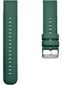Fawler Bracelet de montre à fixation rapide en silicone vert 22 mm