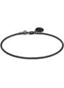 Lucleon Essentials | Bracelet à chaîne serpent gunmetal noir 2 mm