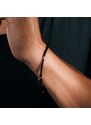 Lucleon Essentials | Bracelet à chaîne serpent gunmetal noir 3 mm