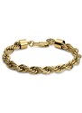 Lucleon Essentials | Bracelet torsadé doré 8 mm