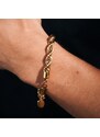 Lucleon Essentials | Bracelet torsadé doré 8 mm