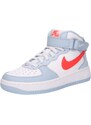 Nike Sportswear Baskets 'Air Force 1 Mid EasyOn' bleu pastel / rouge feu / blanc