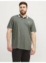 Jack & Jones Plus T-Shirt 'HASS' vert / blanc